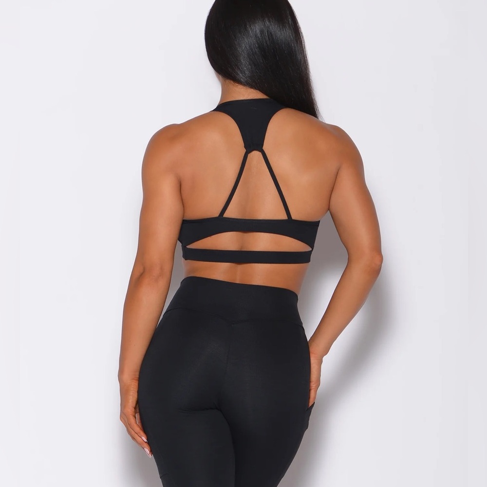 🖤 Bombshell Sportswear Power Rib Sports Bra Black 🖤 NEW, never worn! ✨ Medium